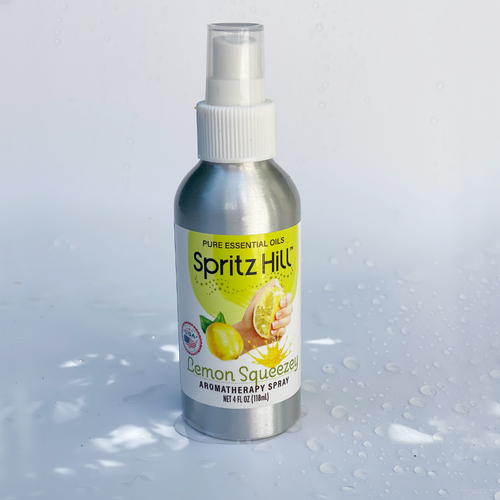 Lemon essential oil spray