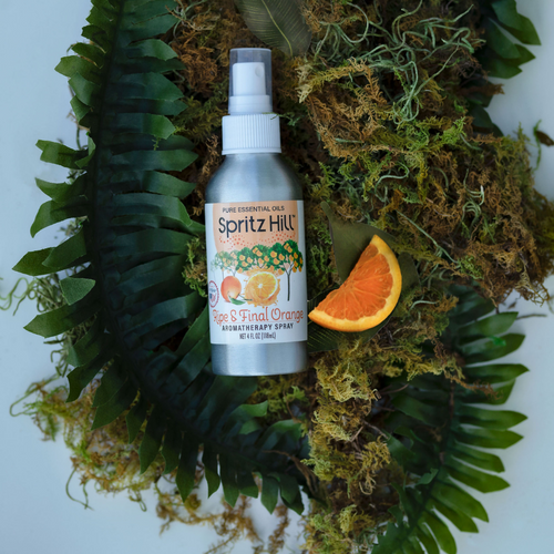 orange essential oil aromatherapy spray
